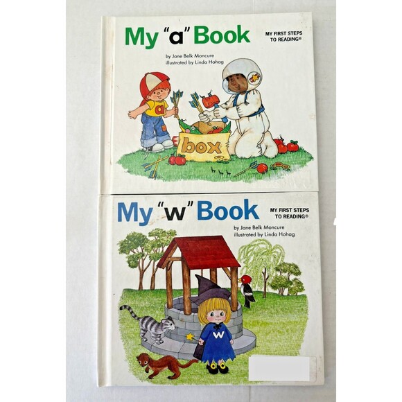 My First Steps To Reading by Jane Belk Moncure A to Z Books-Choose "a" or "w" - Picture 1 of 1